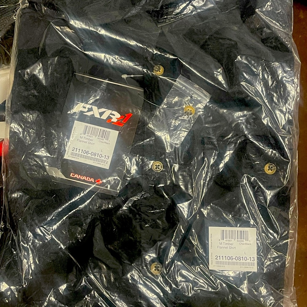 New in bag with tags FXR men’s timber flannels
